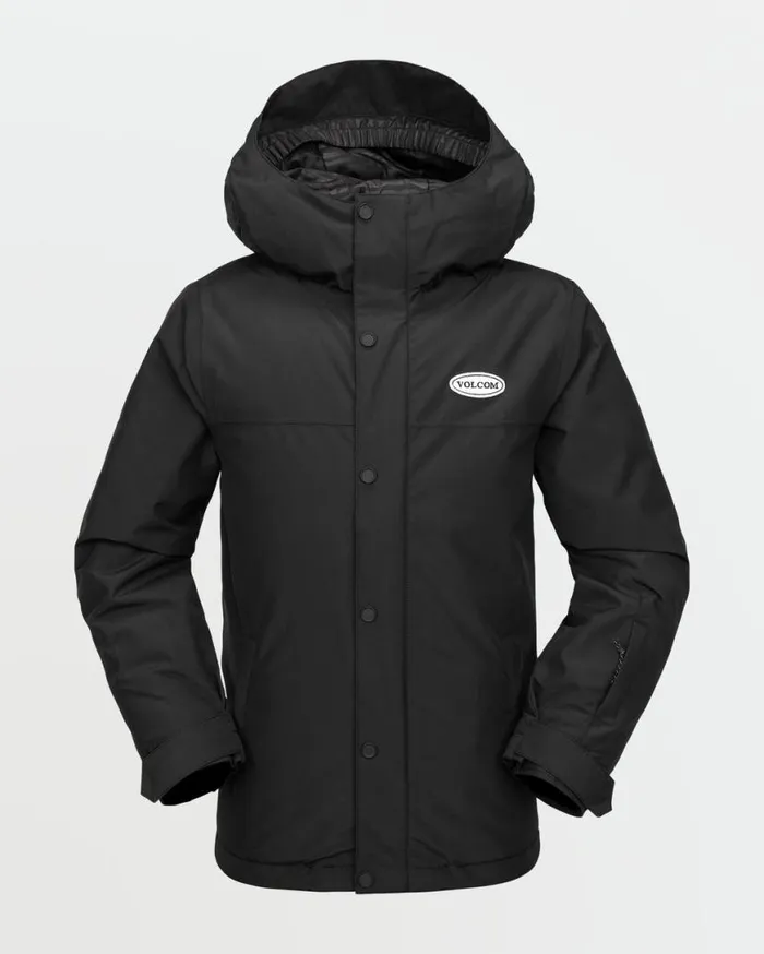 Kids Stone91 Insulated Jacket 8211 Black Kids Volcom Jackets