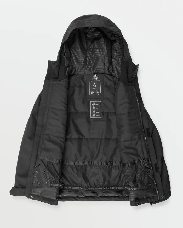 Kids Stone91 Insulated Jacket 8211 Black Kids Volcom Jackets