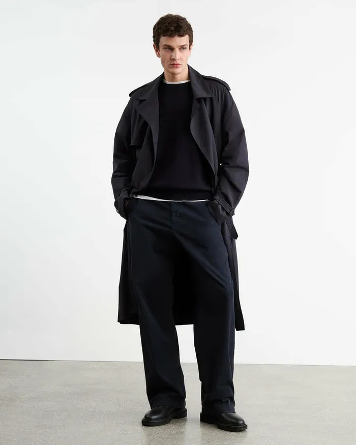 KIERAN TRENCH COAT Olive Green Men Nili Lotan Jackets and Coats
