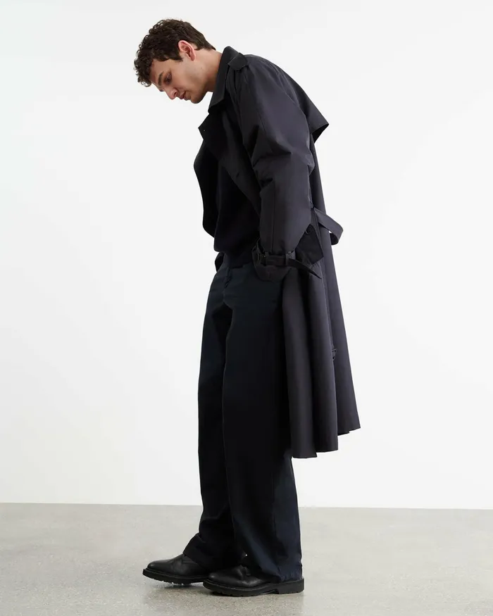 KIERAN TRENCH COAT Olive Green Men Nili Lotan Jackets and Coats