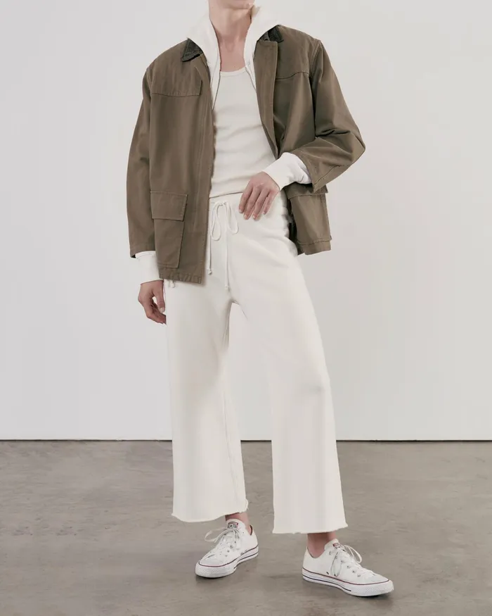 KIKI SWEATPANT Chalk Women Nili Lotan Pants and Shorts