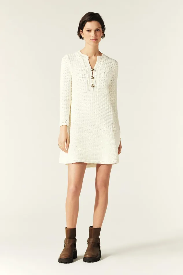 Knit Mini Dress Gysele Black Women Baandsh Dresses