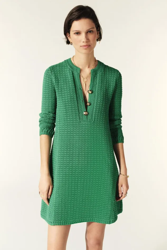 Knit Mini Dress Gysele Black Women Baandsh Dresses