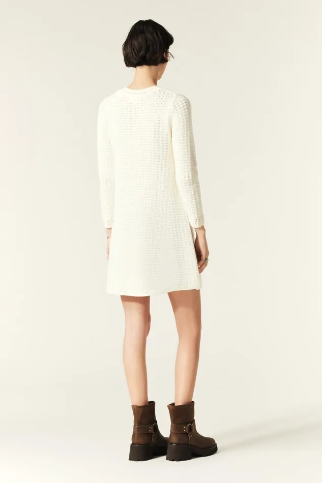 Knit Mini Dress Gysele Black Women Baandsh Dresses