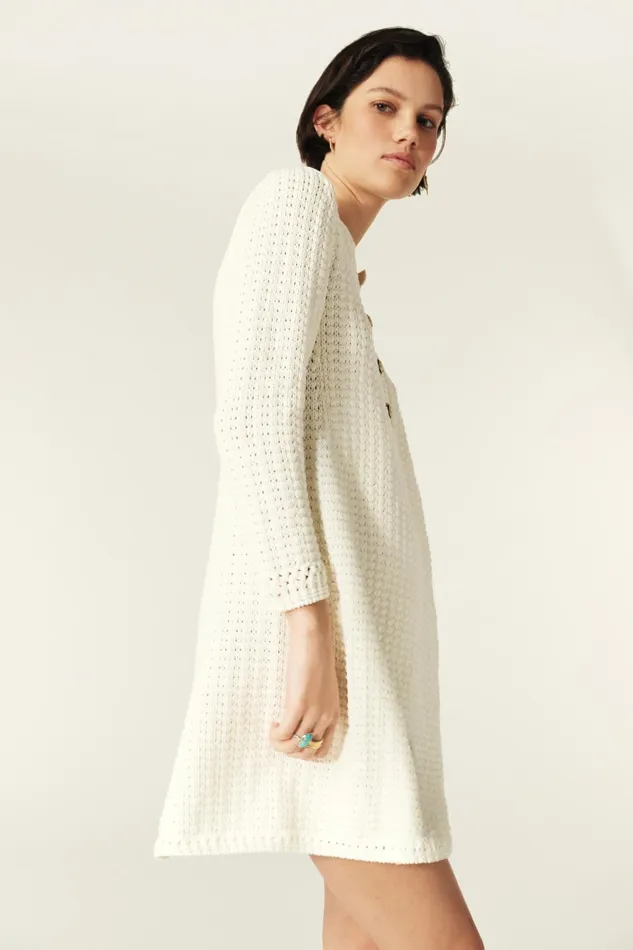 Knit Mini Dress Gysele Black Women Baandsh Dresses