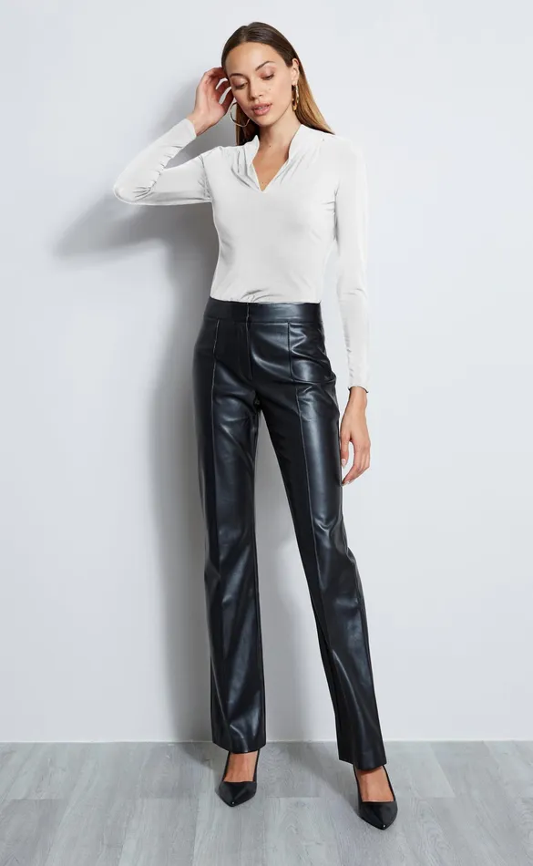 Knits and Sweaters Women Elie Tahari Pleated VNeck Knit WHITE