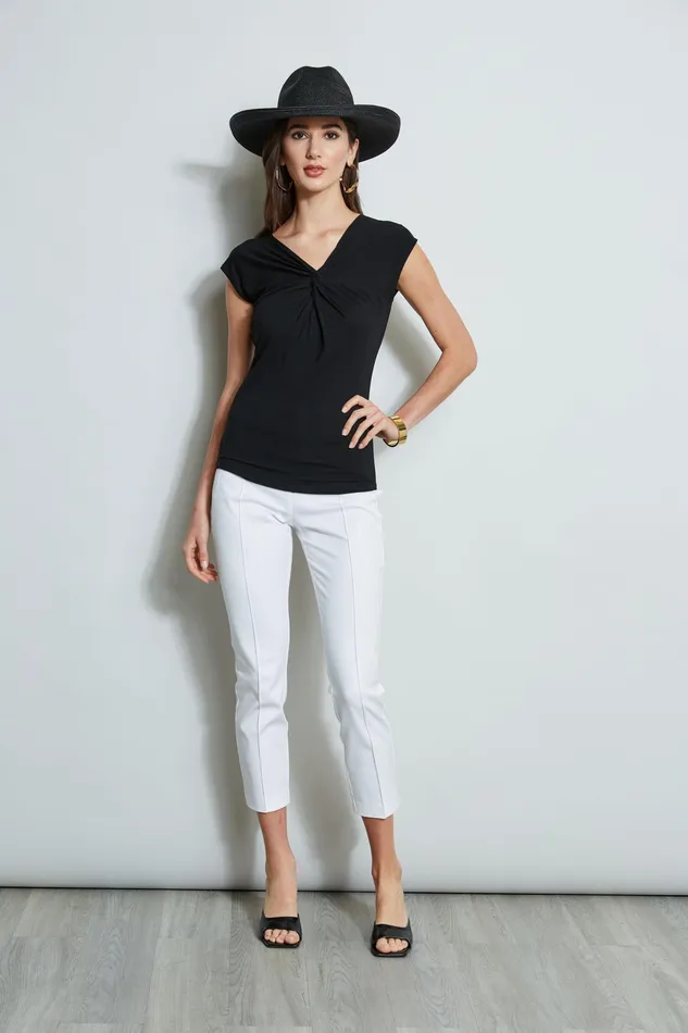 Knits and Sweaters Women Elie Tahari Twist Knot Knit BLACK