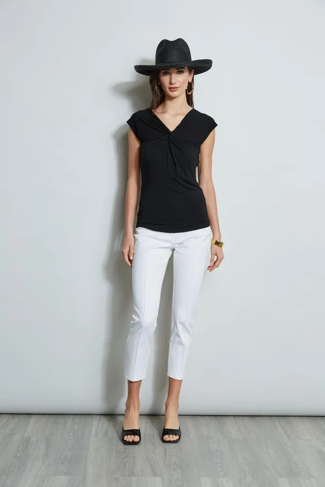 Knits and Sweaters Women Elie Tahari Twist Knot Knit BLACK