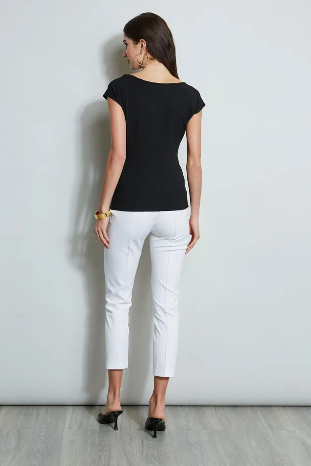 Knits and Sweaters Women Elie Tahari Twist Knot Knit BLACK