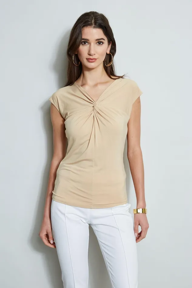 Knits and Sweaters Women Elie Tahari Twist Knot Knit SAND