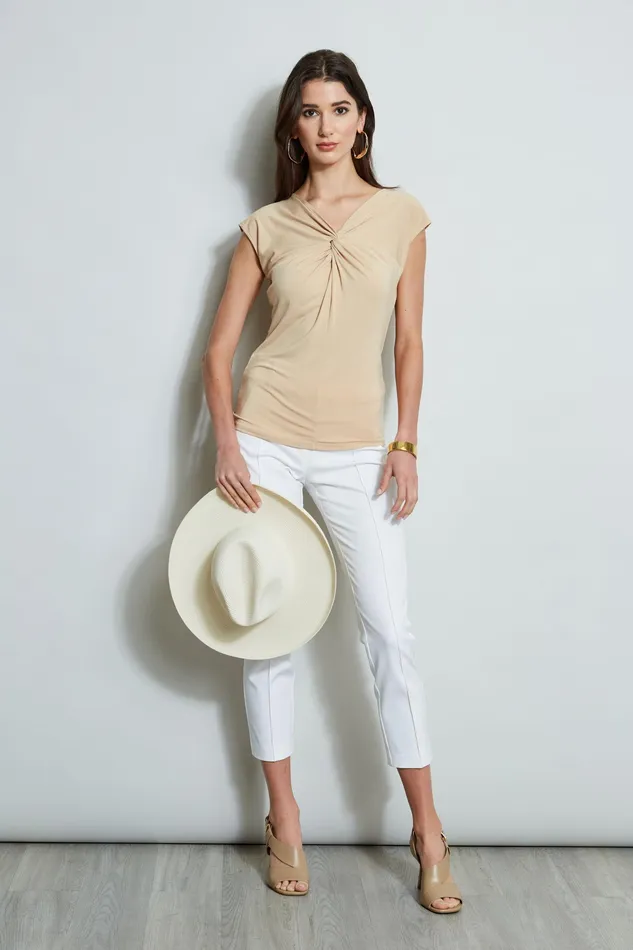 Knits and Sweaters Women Elie Tahari Twist Knot Knit SAND