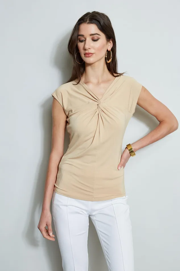 Knits and Sweaters Women Elie Tahari Twist Knot Knit SAND