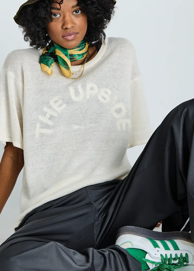 KNITTED SAMMI TEE Women Shirts and Tanks THE UPSIDE