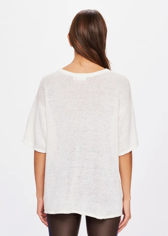 KNITTED SAMMI TEE Women Shirts and Tanks THE UPSIDE KNITTED SAMMI TEE Women Shirts and Tanks THE UPSIDE