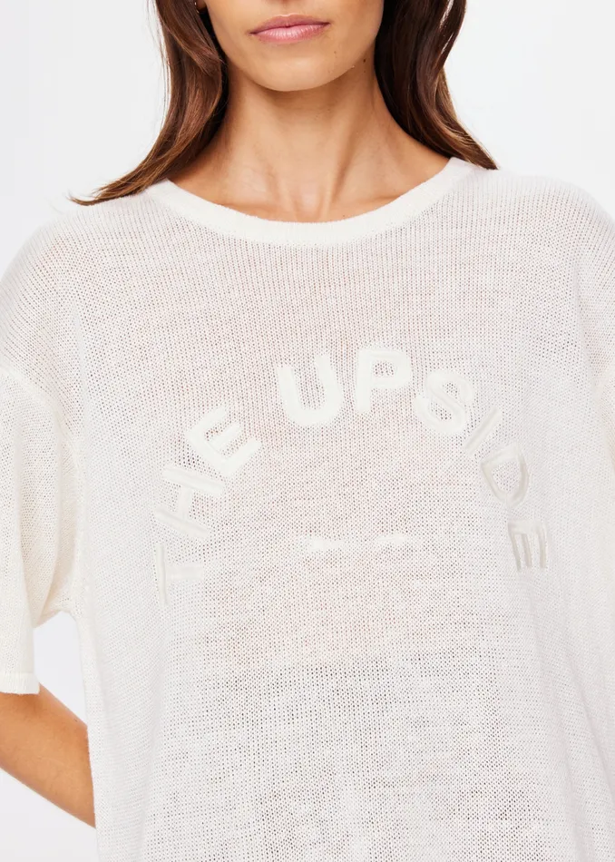 KNITTED SAMMI TEE Women Shirts and Tanks THE UPSIDE KNITTED SAMMI TEE Women Shirts and Tanks THE UPSIDE