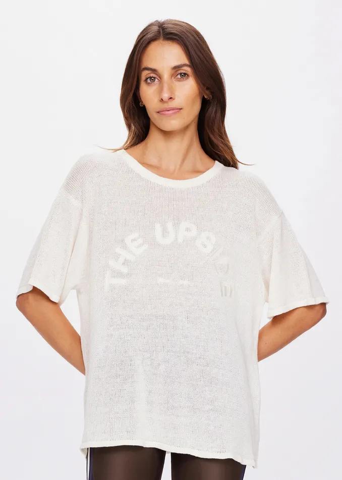 KNITTED SAMMI TEE Women Shirts and Tanks THE UPSIDE KNITTED SAMMI TEE Women Shirts and Tanks THE UPSIDE