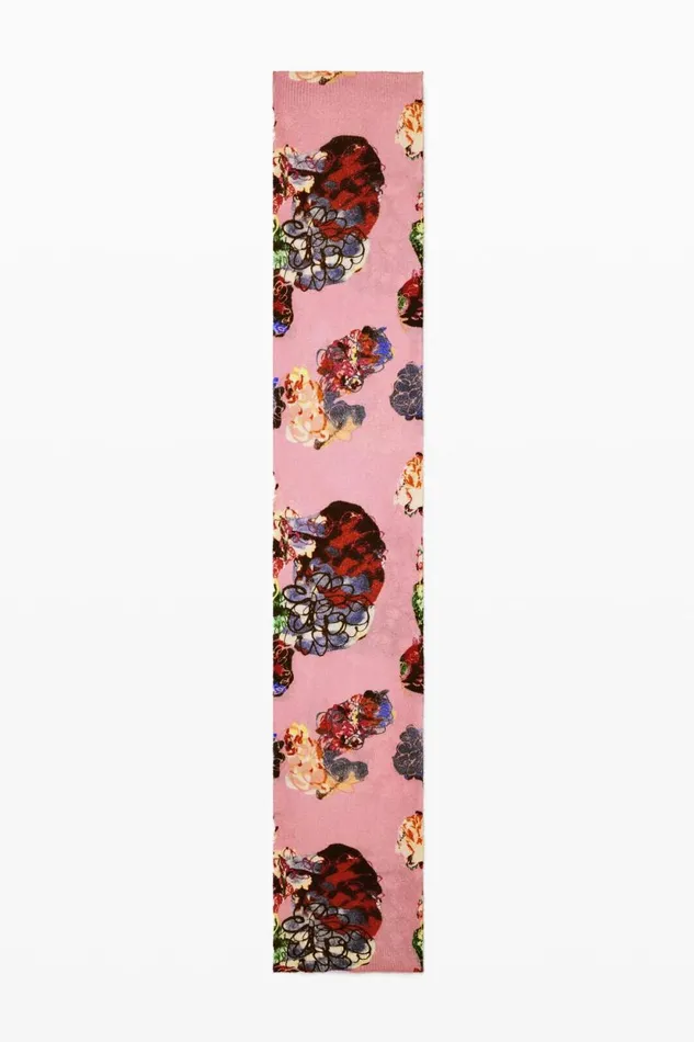 Knitwear Women Desigual Long Scarf M Christian Lacroix Red