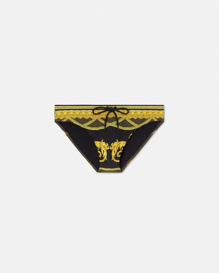 La Coupe Des Dieux Swim Briefs Blackprint Men Versace Swimwear