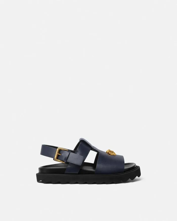 La Medusa Kids Sandals Blue Children Versace Shoes