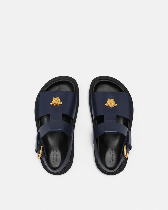 La Medusa Kids Sandals Blue Children Versace Shoes