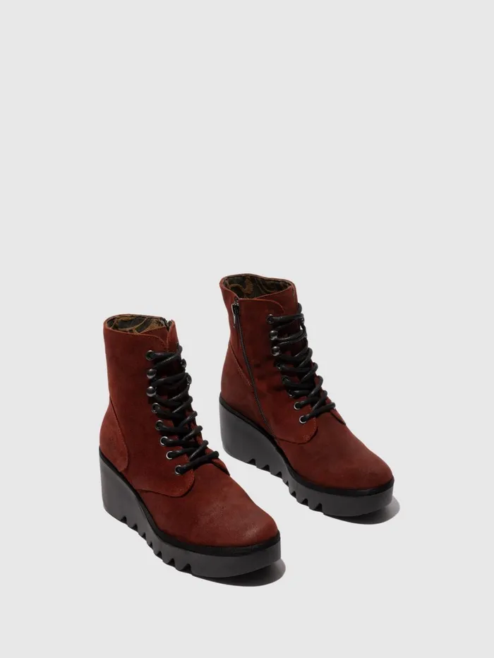Laceup Ankle Boots BIRR534FLY OXBLOOD Women Fly London Ankle Boots