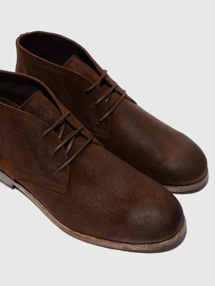 Laceup Ankle Boots CAJY074FLY CAMEL Men Fly London Ankle Boots