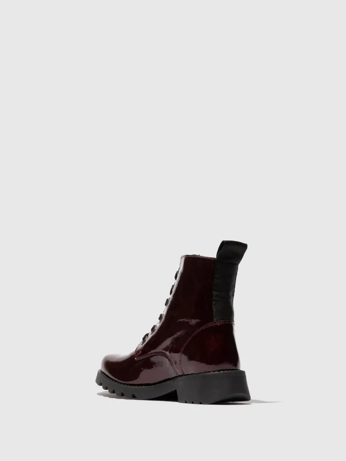 Laceup Ankle Boots RAGI539FLY BURGUNDY Women Fly London Ankle Boots
