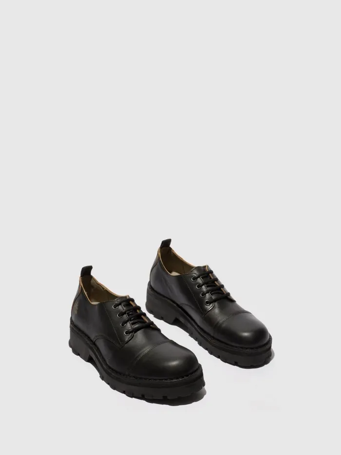 Laceup Shoes KLOU134FLY BLACK Men Fly London Shoes