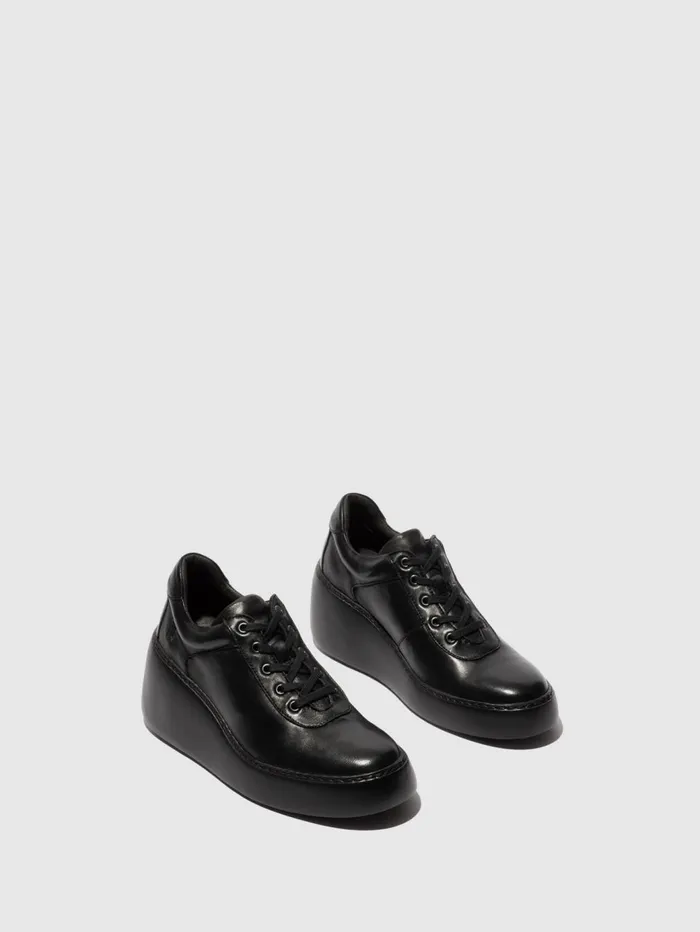 Laceup Trainers DIPO638FLY BLACK Women Fly London Trainers
