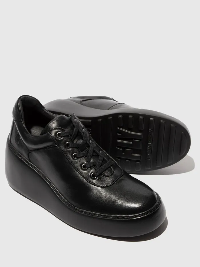 Laceup Trainers DIPO638FLY BLACK Women Fly London Trainers