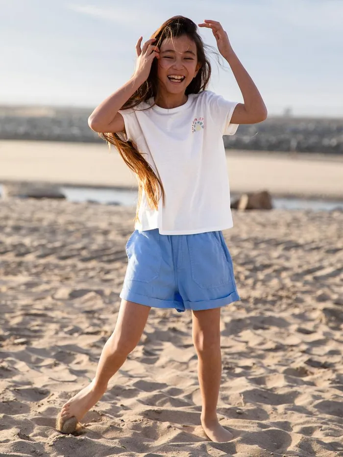 Last Party Tee 8211 Star White Kids Volcom TShirts and Tanks