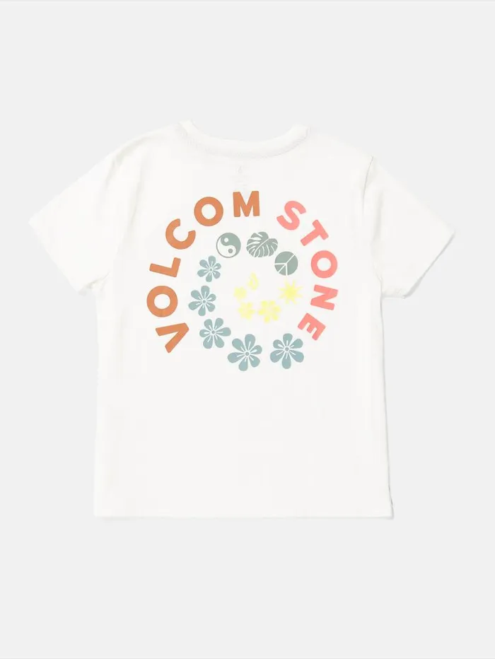 Last Party Tee 8211 Star White Kids Volcom TShirts and Tanks