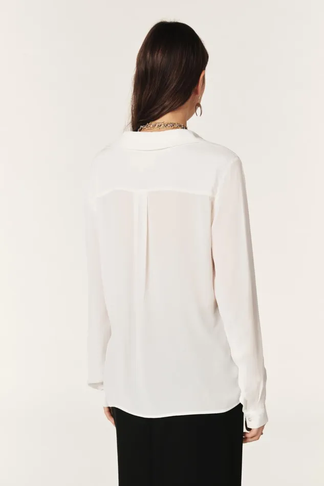 Lavaliere Shirt Moryane OffWhite Women Baandsh Tops and Shirts