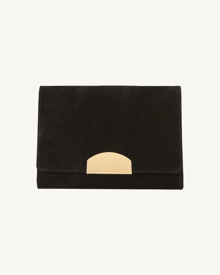 LE AGNES CLUTCH Black And Gold Women Nili Lotan Handbags