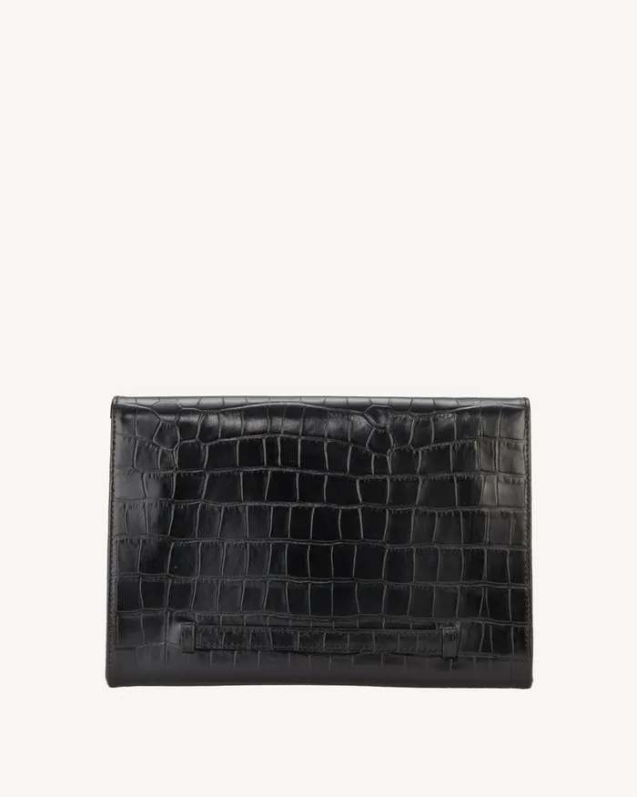 LE AGNES CLUTCH Black And Gold Women Nili Lotan Handbags