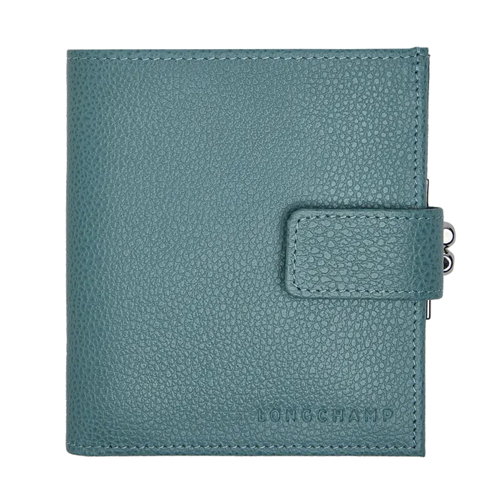 Le Foulonn Compact wallet EucalyptusEucalyptusEucalyptus Women Wallets Longchamp