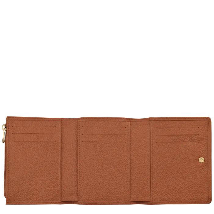 Le Foulonn Wallet CaramelCaramelCaramel MenWomen Wallets Longchamp