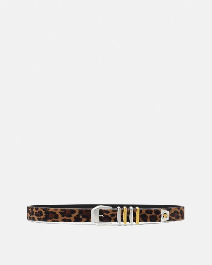 Leopard Medusa Heritage Belt 12034 Animalier Men Versace Belts