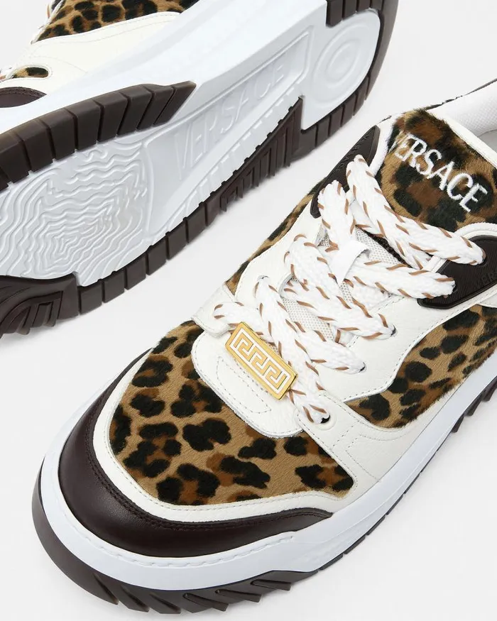 Leopard Odissea Sneakers Animalier Men Versace Odissea