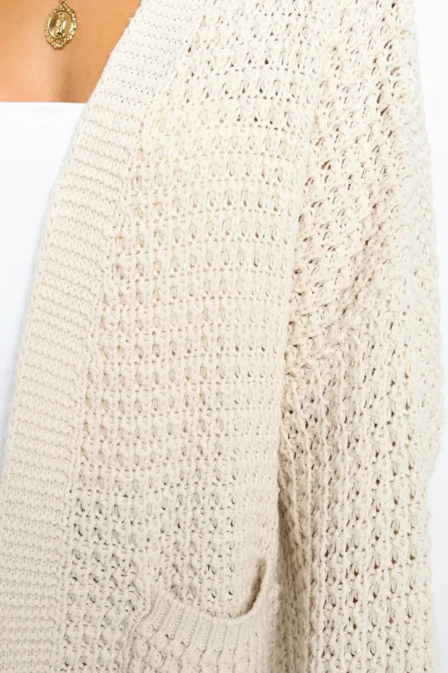 Leyonie Cardigan Cream Women Sweaters Petal and Pup