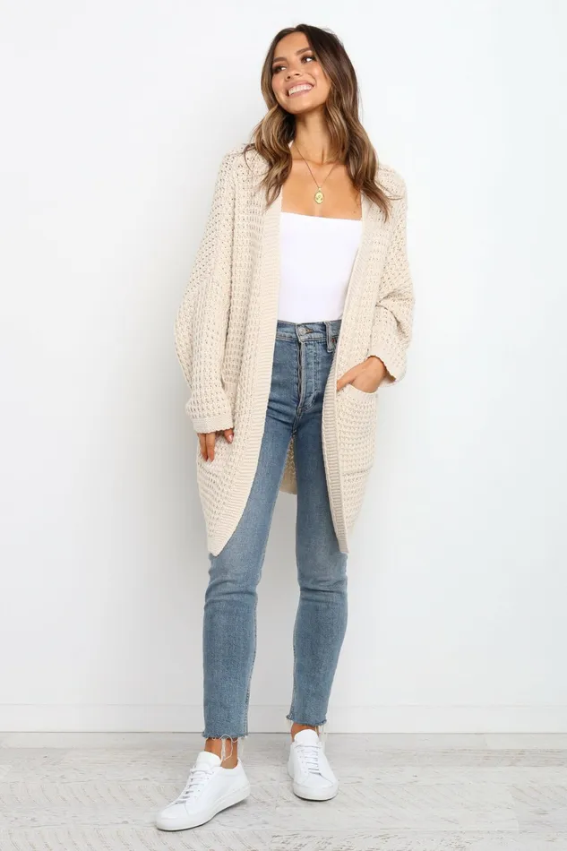 Leyonie Cardigan Cream Women Sweaters Petal and Pup