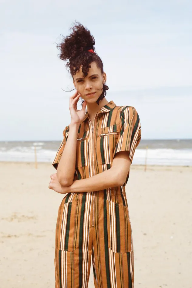 LF Markey Boilersuits Women Danny Boilersuit 90s Stripe
