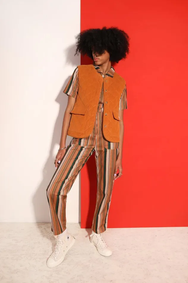LF Markey Boilersuits Women Danny Boilersuit 90s Stripe