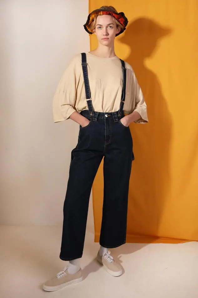 LF Markey Dungarees Women Hart Suspender Jeans