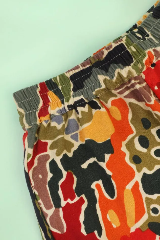 LF Markey Kids Kids Kids Basic Cotton Shorts Tuscan Floral