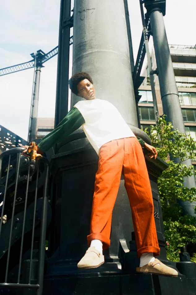 LF Markey Trousers Women Classic Slacks Dark Rust