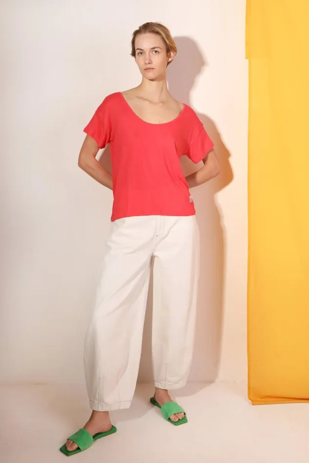 LF Markey Trousers Women Miguel Jean Ecru