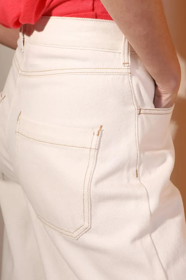 LF Markey Trousers Women Miguel Jean Ecru