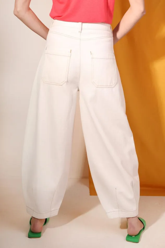 LF Markey Trousers Women Miguel Jean Ecru