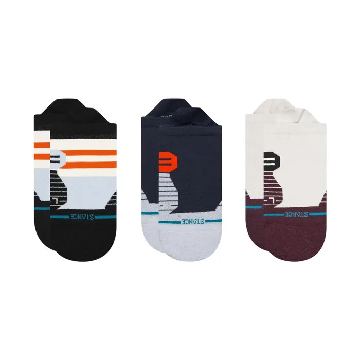 Light Performance Tab Socks 3 Pack So Sporty 8211 Blue MenWomen Stance Tab